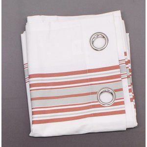 Madison Park Panel Curtain Coral / White 54 x 95